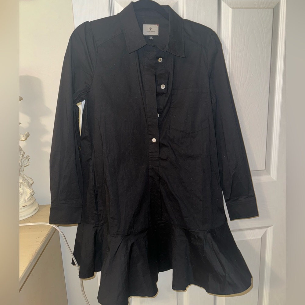 NWOT Tuckernuck Black Callahan Shirt Dress
